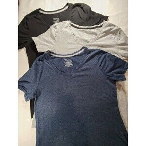 Time and Tru 3-Pack T-Shirts Size Medium 8-10 Casual Tops Minor Stains